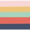 Multicolor Stripes Dish Mat Absorbent Diatomaceous Earth Mat Drying Dish Mat for Kitchen Heat Resistant Drainer Mat Kitchen Accessories