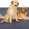 Non-Slip Dog Pads Extra Large 72" x 72", Washable Puppy Pads with Fast Absorbent, Reusable, Waterproof for Training, Whelping, Housebreaking, Incontinence, for Playpen