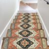 Non-Slip Carpet Stair Treads for Wooden Steps Set of 15, 30''X8'' Indoor Runner Resistant Rugs Rubber Safety Mats for Dogs, Kids & Elders, Stairway Grip